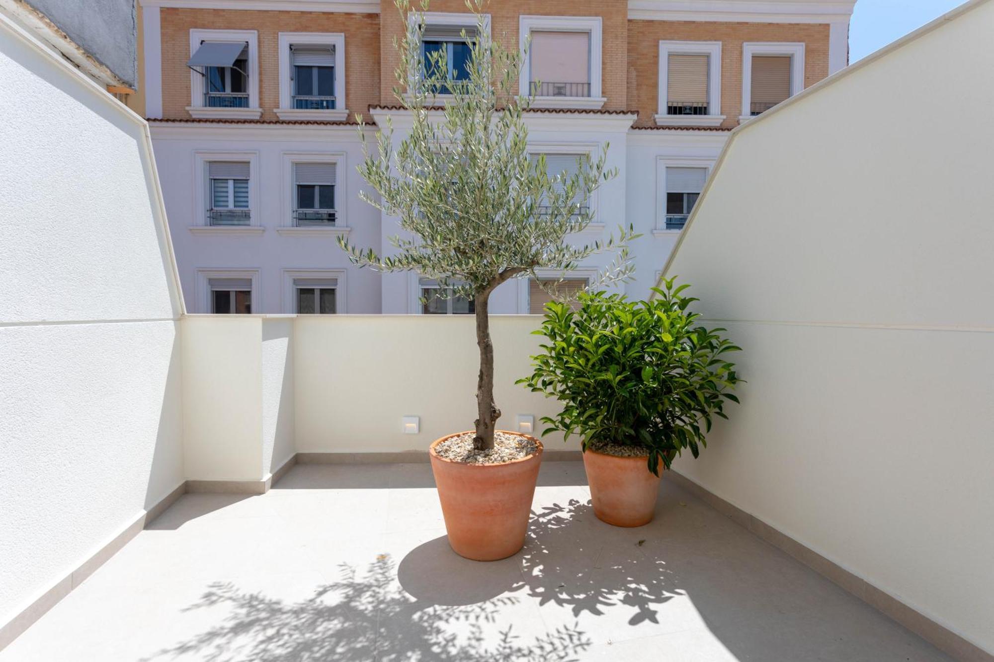 Apartamento con terraza
