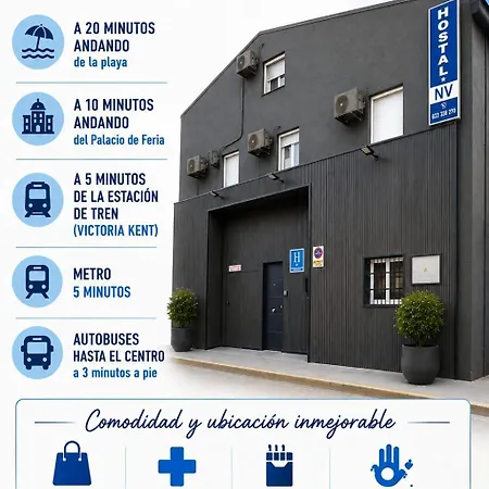 Hostal NV Palacio Congresos y AirPort-3
