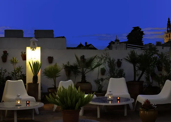 Hoteles BaratosPatio En Santa Cruz