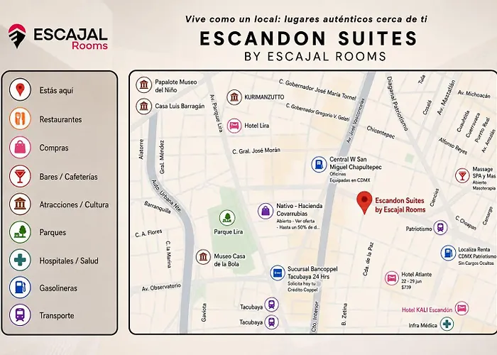 Escandon Suites by Escajal Rooms México DF